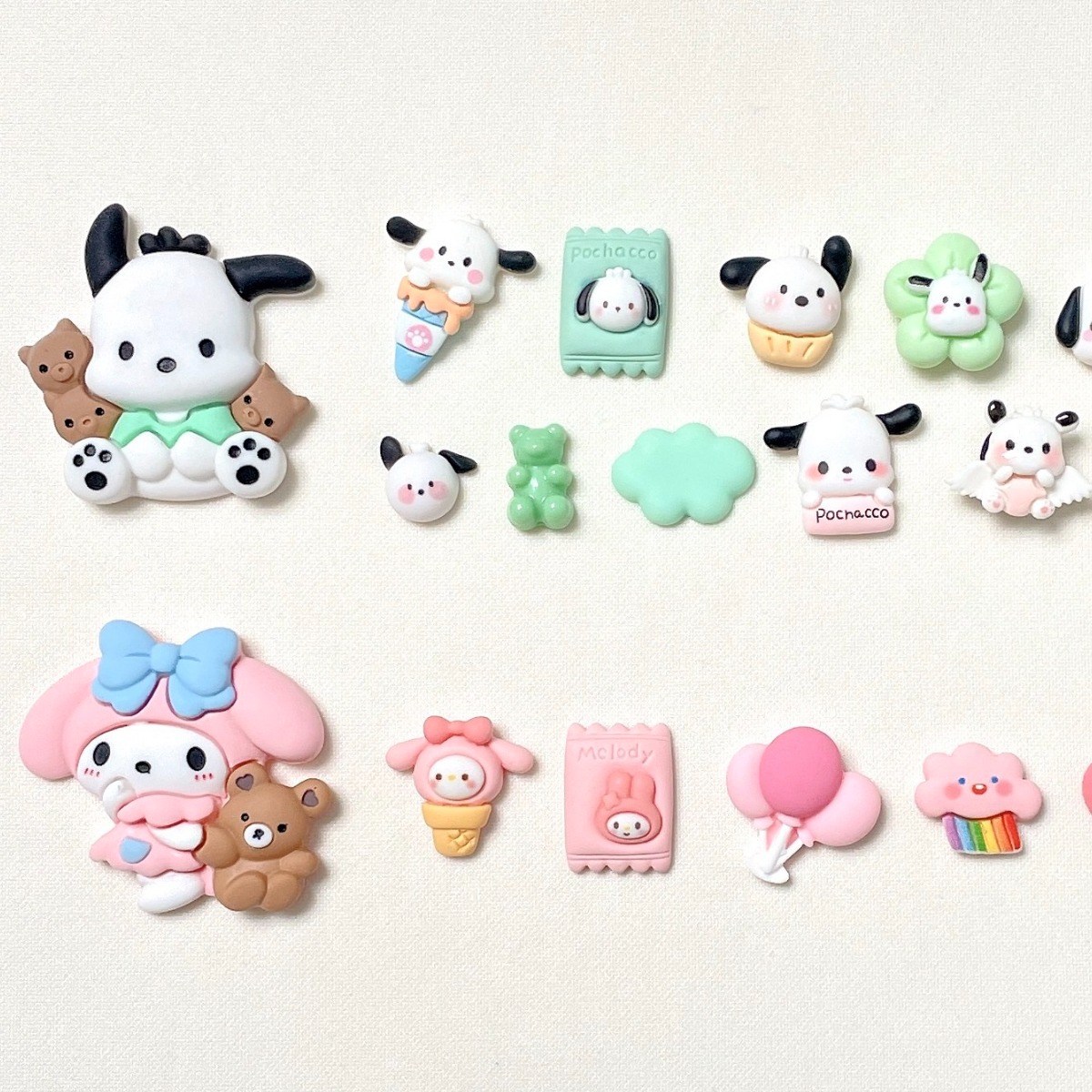 (무료배송) 시나모 폼푸 포차코 쿠롬 마멜 파츠 신발 악세사리 세트 13,000원