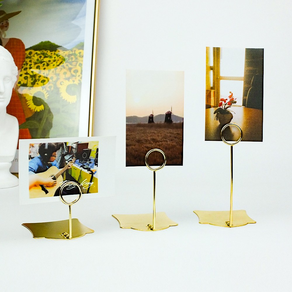 아모란나 명함 거치대 메모 꽃이 오링 스탠드 5P 가격표 이름표, 5개 9,900원