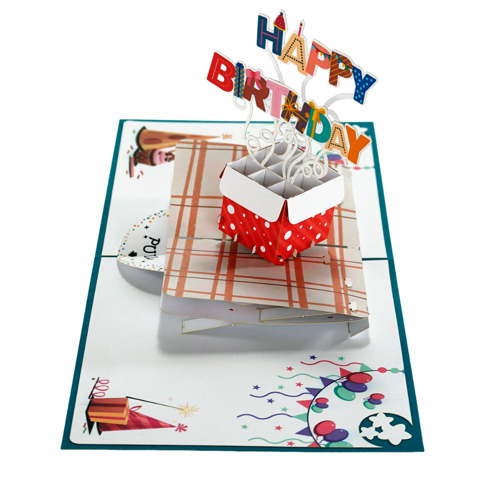 올데이해피 3D 생일축하 해피버스데이 카드 핸드메이드 입체 팝업카드, 1개, 기프트 박스 10,950원