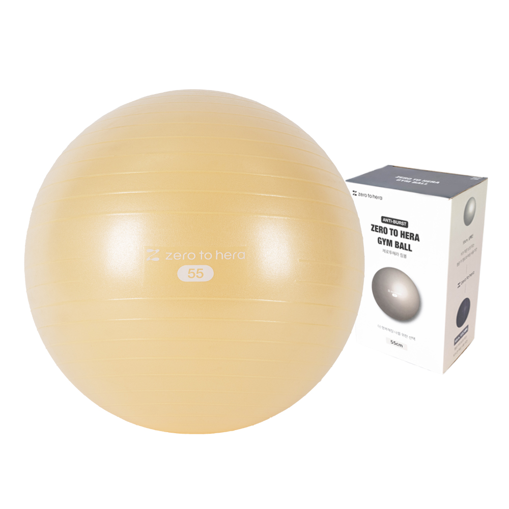 제로투헤라 안티버스트 짐볼 + 에어펌프 + 공기마개 + 운동가이드 세트 9,890원