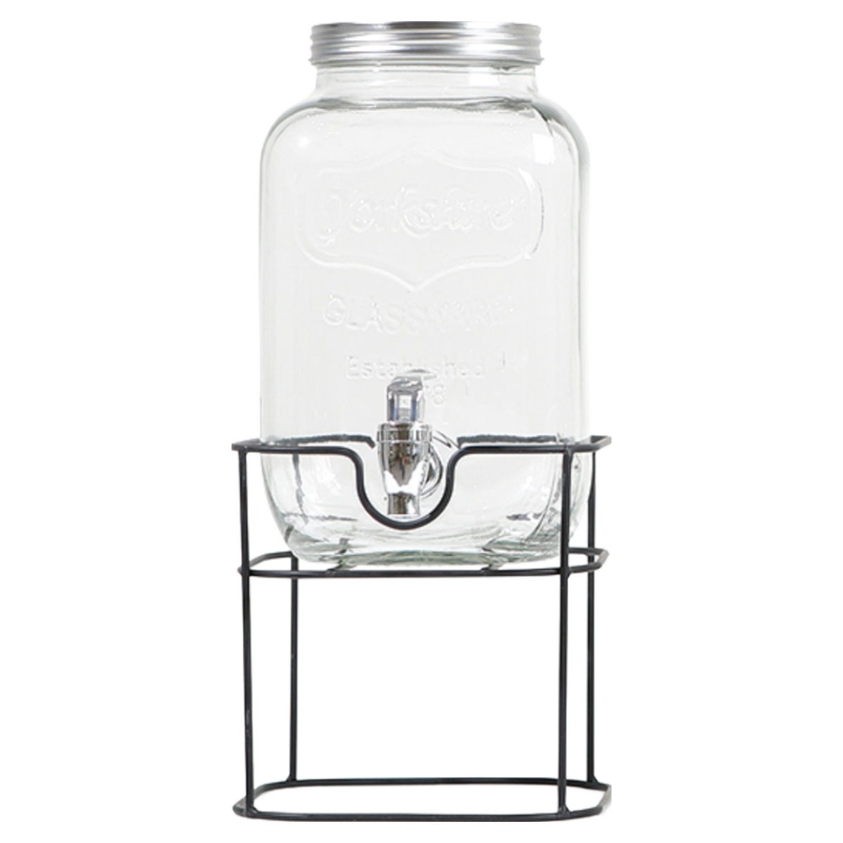 와이어 쥬스 음료 디스펜서 4L 카페 유리 14,500원