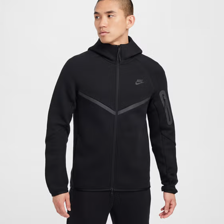 나이키 테크 플리스 윈드 러너 풀집 후드블랙 점퍼 트레이닝 점퍼 후디 178,500원