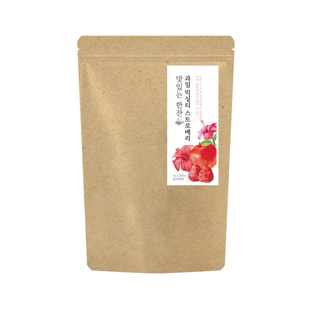 더허브샵 프리미엄 허브티 과일믹싱티 스트로베리 8,200원