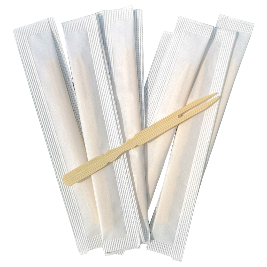 개별포장 대나무 두발포크 10cm, 과일 꼬치, 1개, 1000개입 24,000원