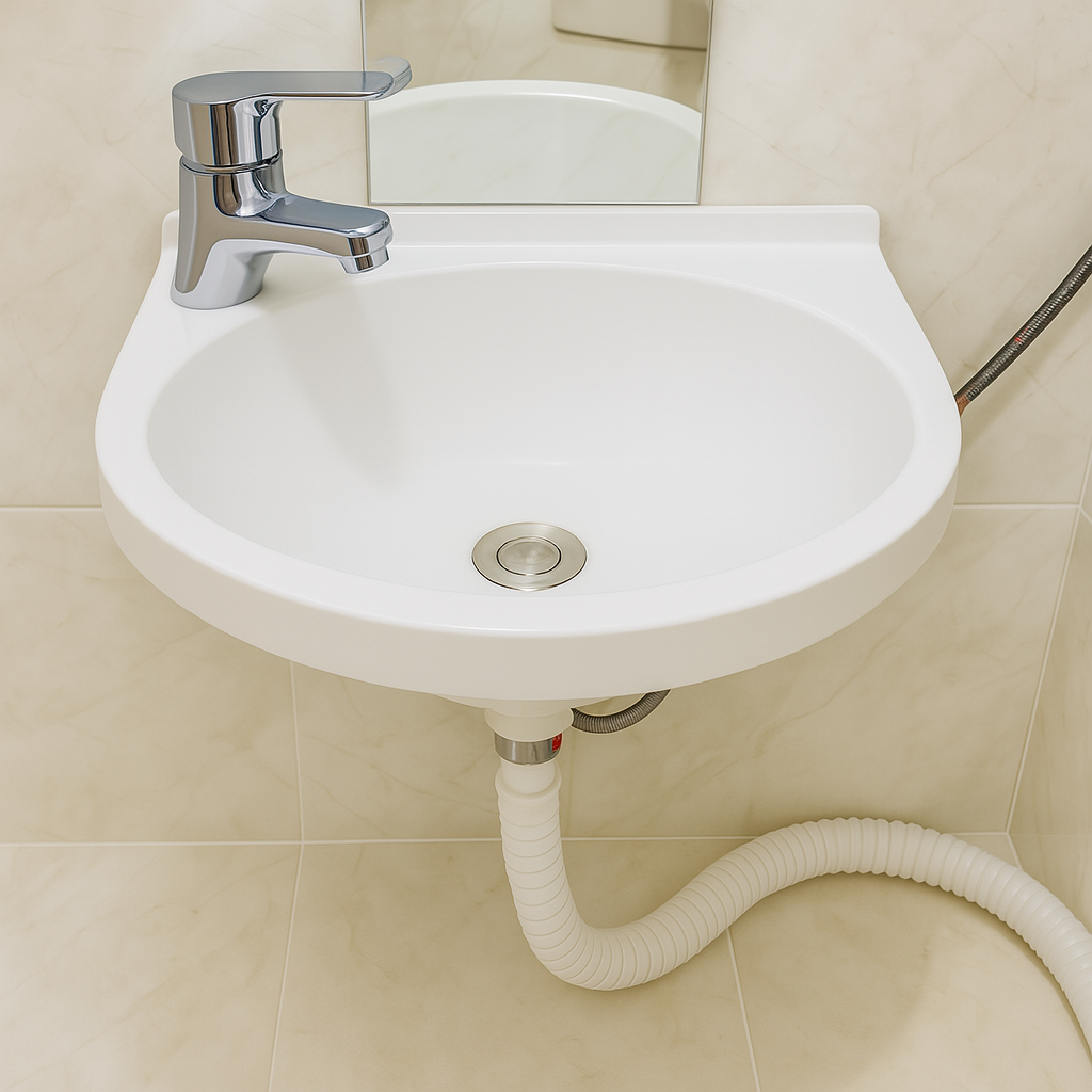 무타공 플라스틱 간이 미니세면대 싱크대 40x28cm 21,500원