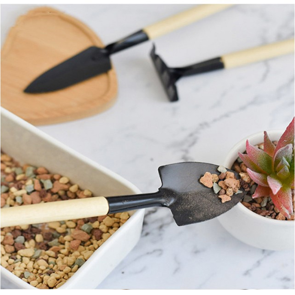 1/2/3set구성 미니 원예 모종삽 3종 꽃삽 갈퀴 포크삽 잡초제거 호미 화분 가꾸기 용품 3,590원