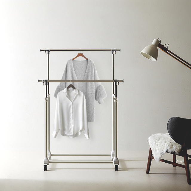 행거전문가 더블 이동식 행거 2단 47,260원