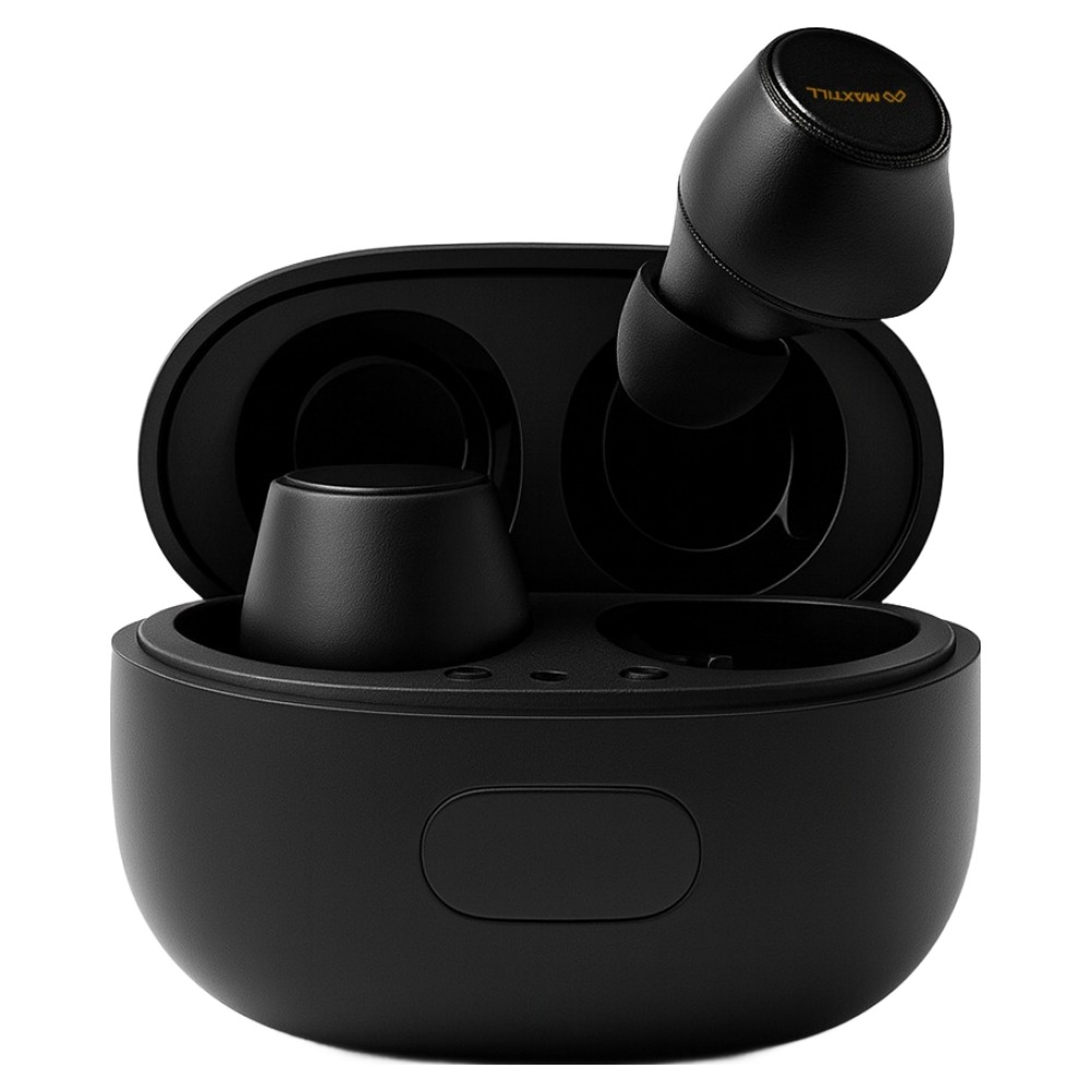맥스틸 V5.4 무선 블루투스 이어폰, MW-BT200, 블랙, 20시간, 블랙, MW-BT200 24,900원