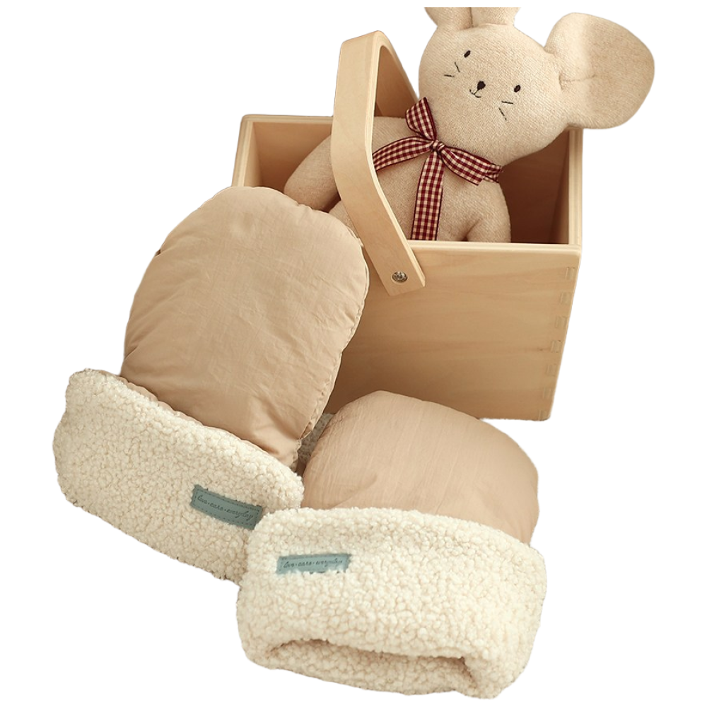 마롤로뜨 유모차 겨울 방한장갑 패딩 핸드머프, 베이지, 1개 19,800원