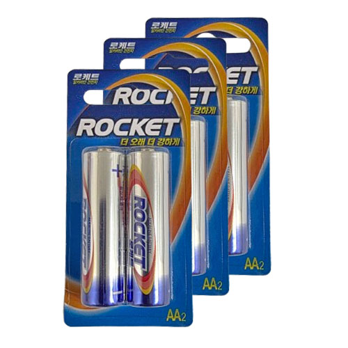 로케트 알카라인 건전지 AA 5,760원