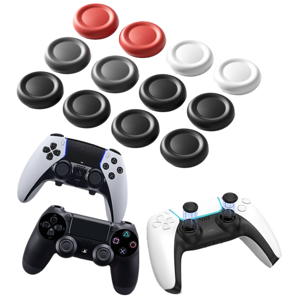 PS5 듀얼센스 캡 듀얼쇼크 스틱커버 교체용 클론캡 12p 플스4 플스5 컨트롤러 /이이네 6,900원