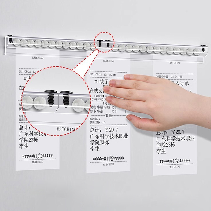 리브온 스테인리스 오더렉 30cm 주문서꽂이 영수증홀더 식당, 1개, 실버 3,990원