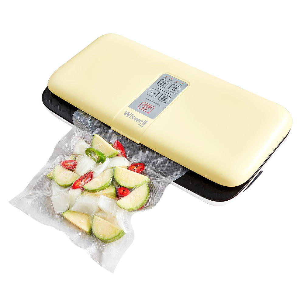 위즈웰 스마트 진공포장기 WH6010Y + 비닐팩 10p, WH6010(옐로우) 57,900원