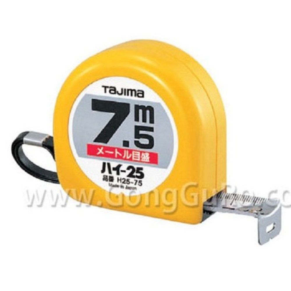 타지마 수동 줄자 7.5m H25-75BL, 1개 25,500원