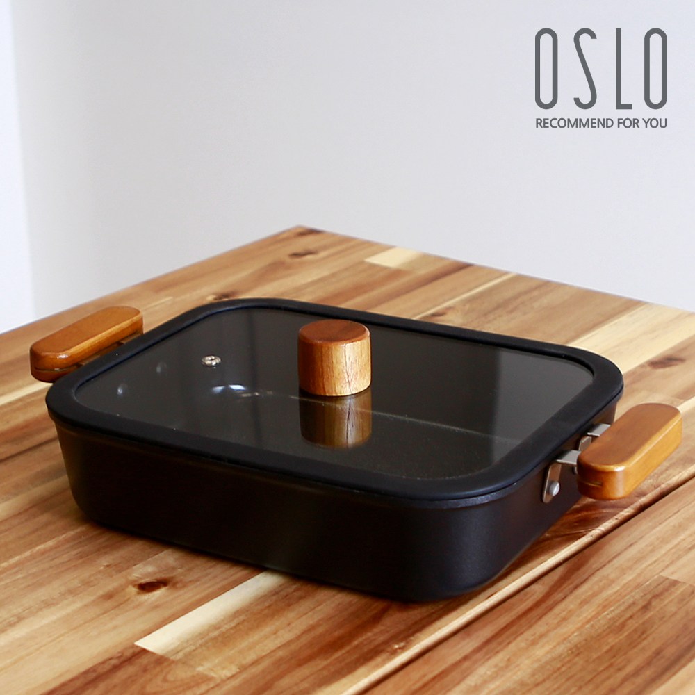 오슬로 냄비 IH 인덕션 사각전골냄비 22x28cm 35,900원