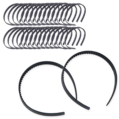 국내제작 25개) 1cm 블랙 이빨머리띠 DIY 재료 헤어악세사리 부자재 리본공예 만들기 9,620원