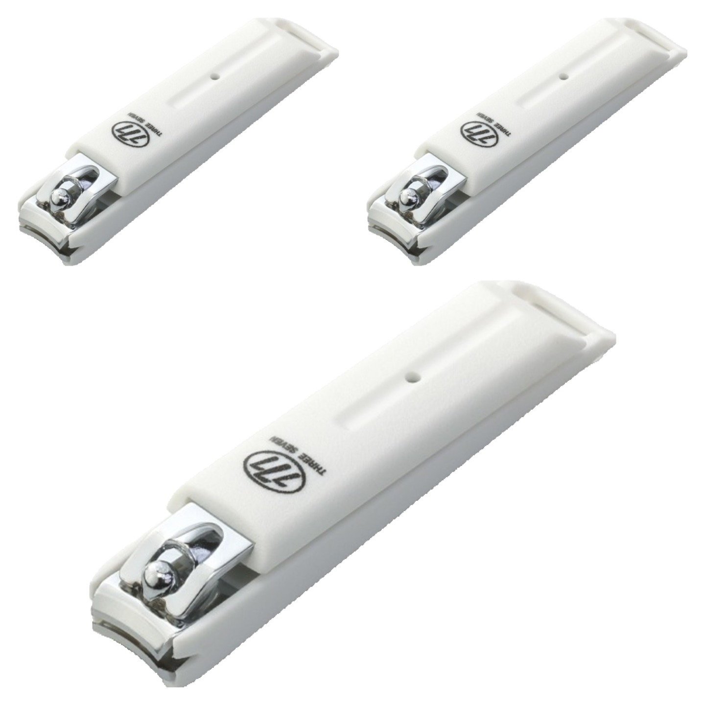 777 루이본 모노톤 부드럽게 잘리는 튐방지 튼튼한 고급 손톱깎이, 화이트, 3개 17,700원