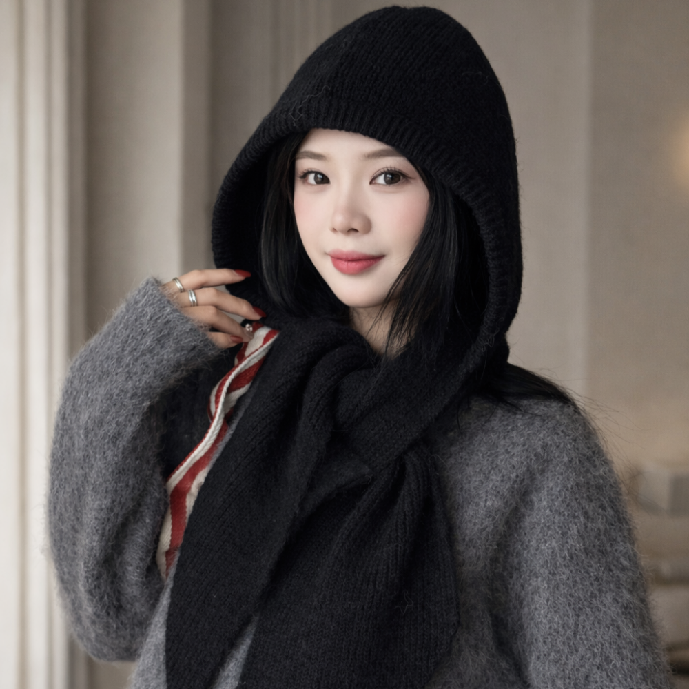 더웜 바라클라바 + 목도리 일체형 넥워머 23,800원