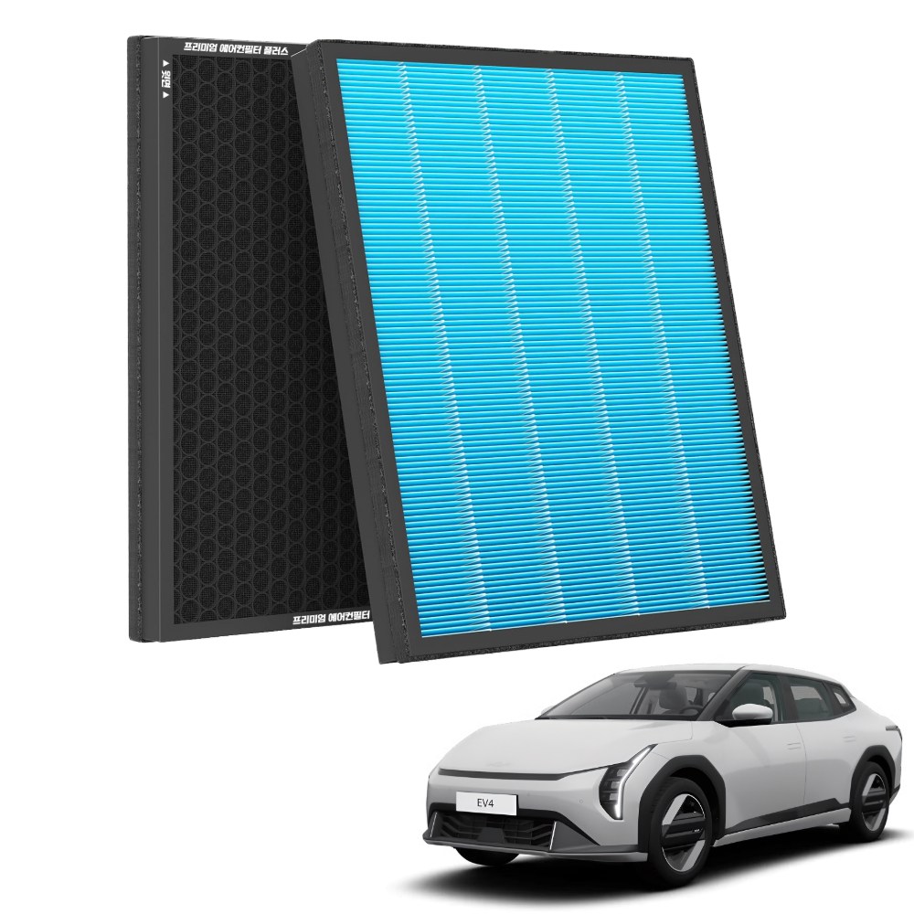 1+1 PM 0.3 에어컨필터 활성탄 블루 초미세먼지, 2개, EV4 CT1 (25~현재) [FCP-17] 27,800원