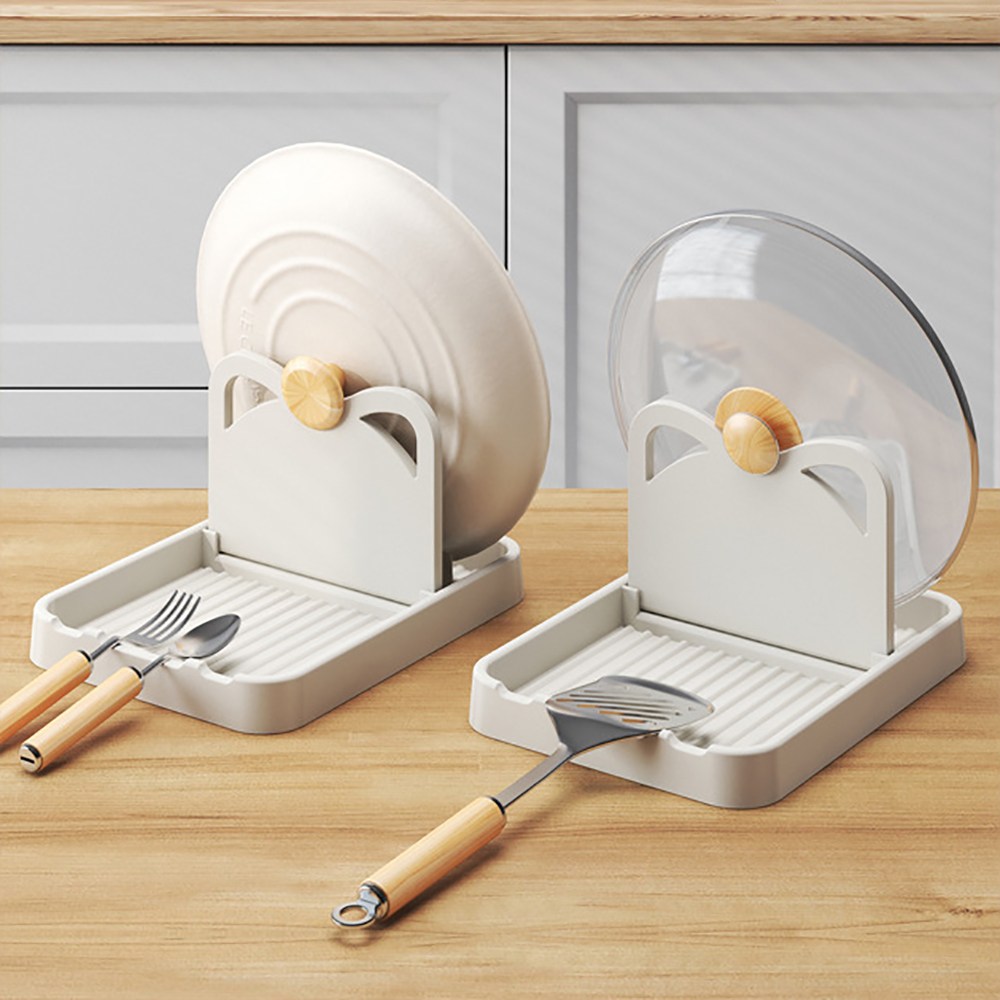 홈바내쓰 접이식 냄비뚜껑 조리도구 거치대, 2개, 크림 4,420원