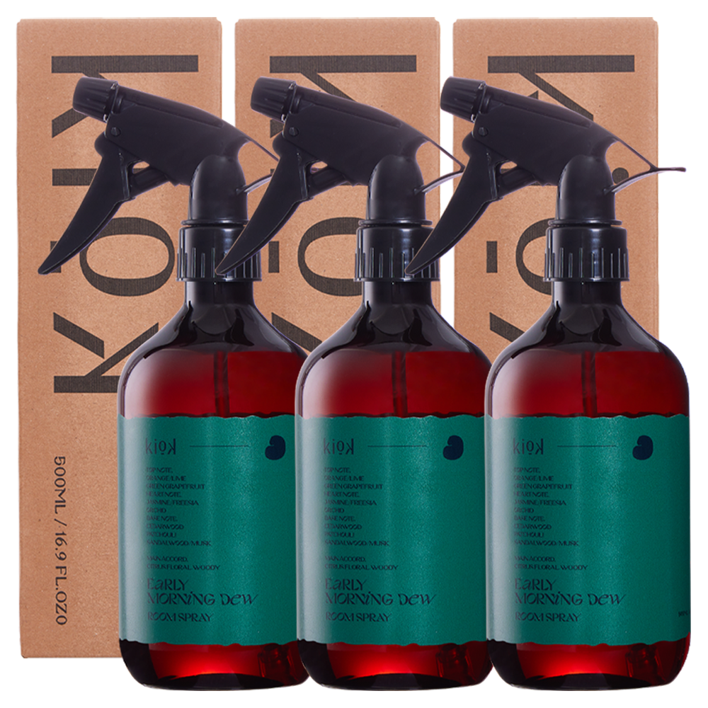 [기억] 룸 스프레이 섬유 탈취제 드레스퍼퓸 얼리모닝듀 대용량, 3개, 500ml, Early Morning Dew 21,910원