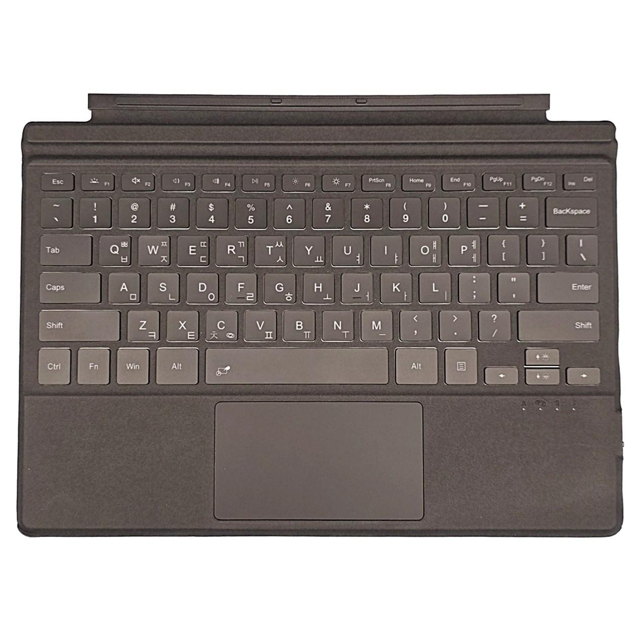 Worldex 서피스 블루투스 키보드 초경량 270g 무선 저소음 슬림 휴대용 태블릿 노트북 호환, 현재가 86,180원