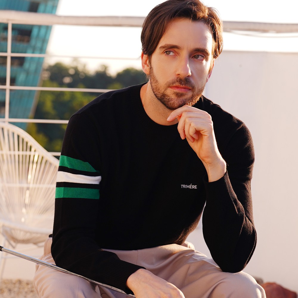 트리메르 캐시미어 니트 스웨터 골프 데일리 겸용 129,000원