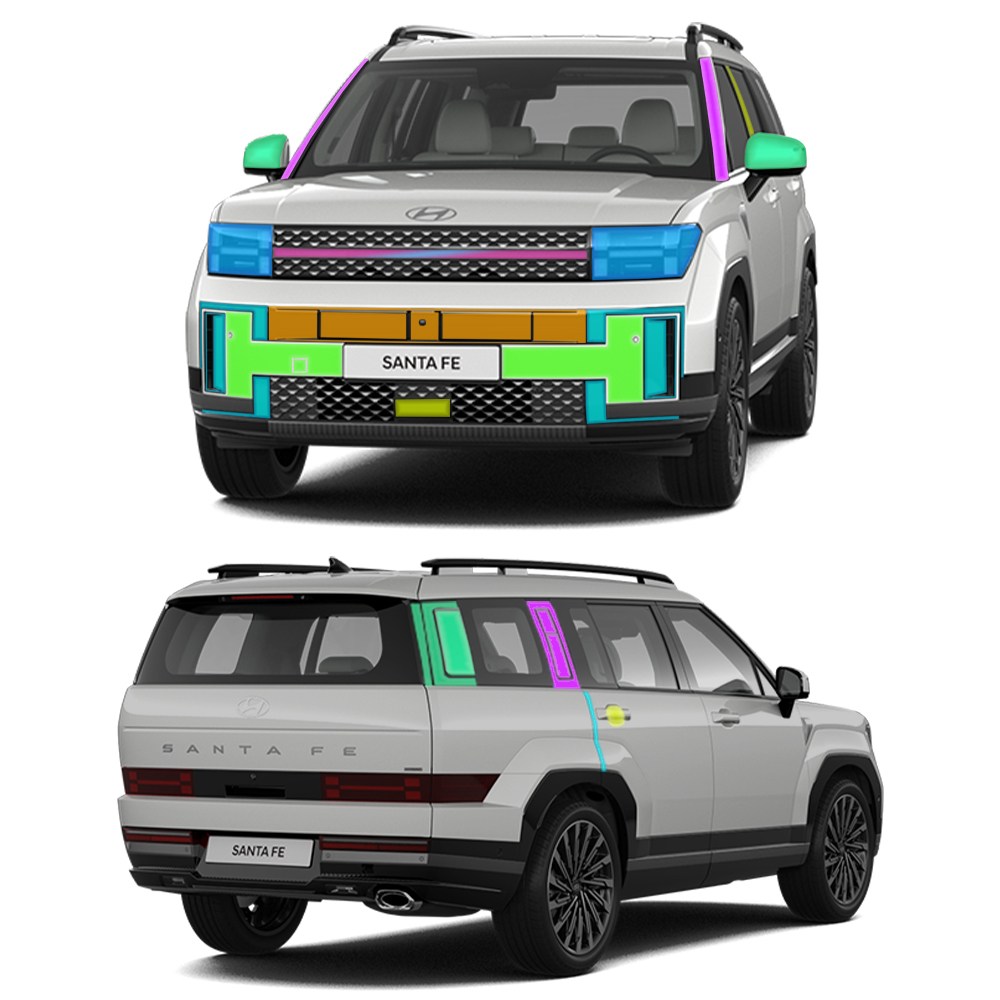 스킨엑스 싼타페 MX5 캘리그래피 PPF 외장필수패키지B 차량보호필름, 1개 159,600원