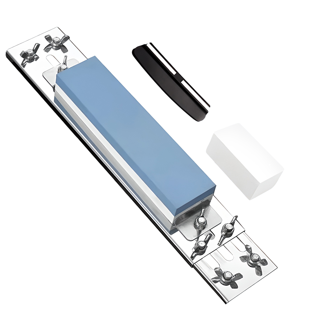 3종 세트 스텐 싱크대 숫돌 받침대 고정대 길이 조절 씽크대 칼 칼갈이 가위 갈이 받침 숯돌 거치 연마석 거치대 12,840원