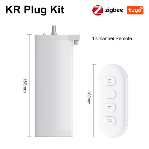 4세대 스마트 Wifi/Zigbee 전기 커튼 셔터 모터 지능형 지원 음성 제어 Tuya Alice Alexa Google 51,590원