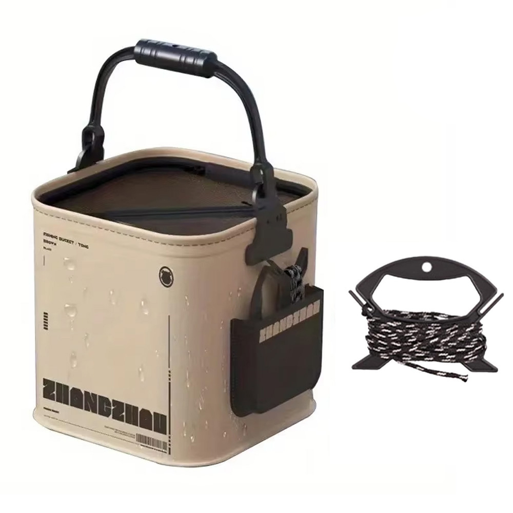 JK 두레박 다용도 접이식 살림통 로프 끈포함 EVA 바다낚시 밑밥 휴대용 물통 조과 11,400원