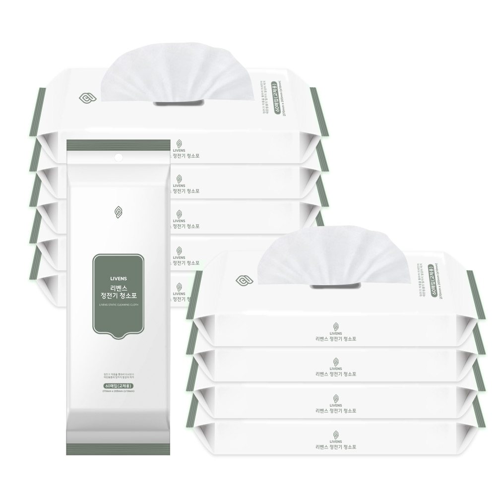 자우버탁 정전기청소포(600매)60매x10개 43,900원