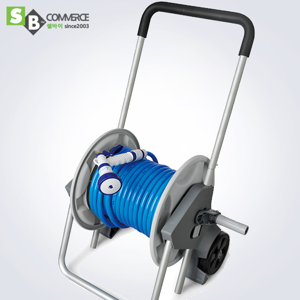 국산 이동식방차 포터블호스릴 30m 릴호스 세차호스, 1개 65,900원