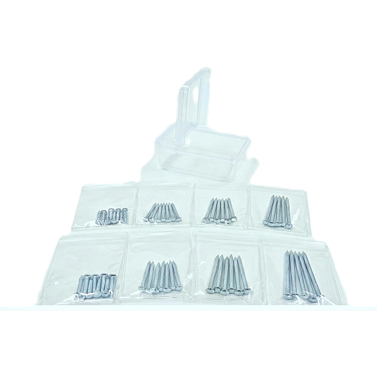 [친절한 마켓] 강력 콘크리트못 4종 세트 보관함 포함 시멘트못 벽못 25mm 38mm 50mm 63mm 10,390원