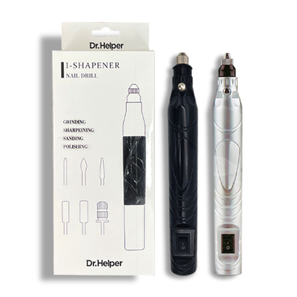 두꺼운 손톱발톱가는거 닥터헬퍼 전동아이샤퍼 큐티클제거기 관리 정리도구 스케일링기계 다듬기, 블랙, 1개 14,400원