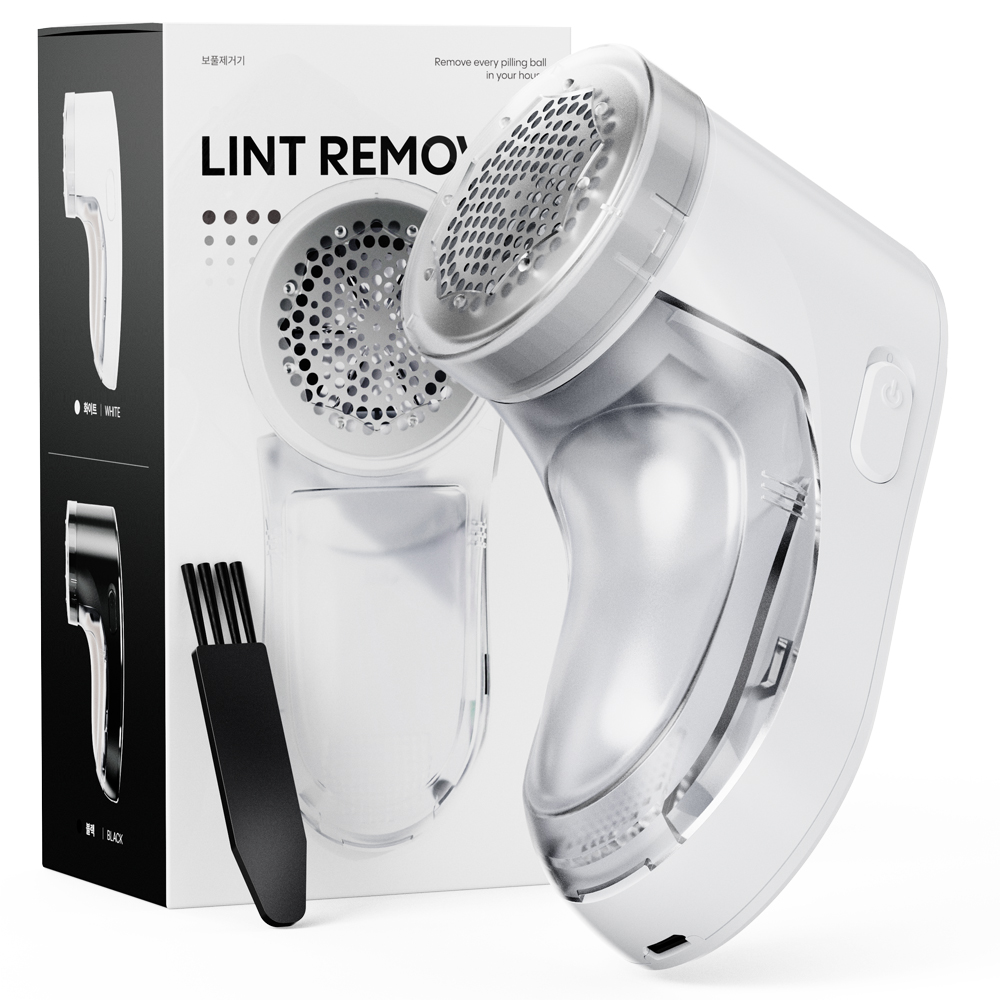 누아트 강력한 6중날 세탁소용 만능 무선 보풀제거기, 단일상품(C타입형), 화이트 9,900원