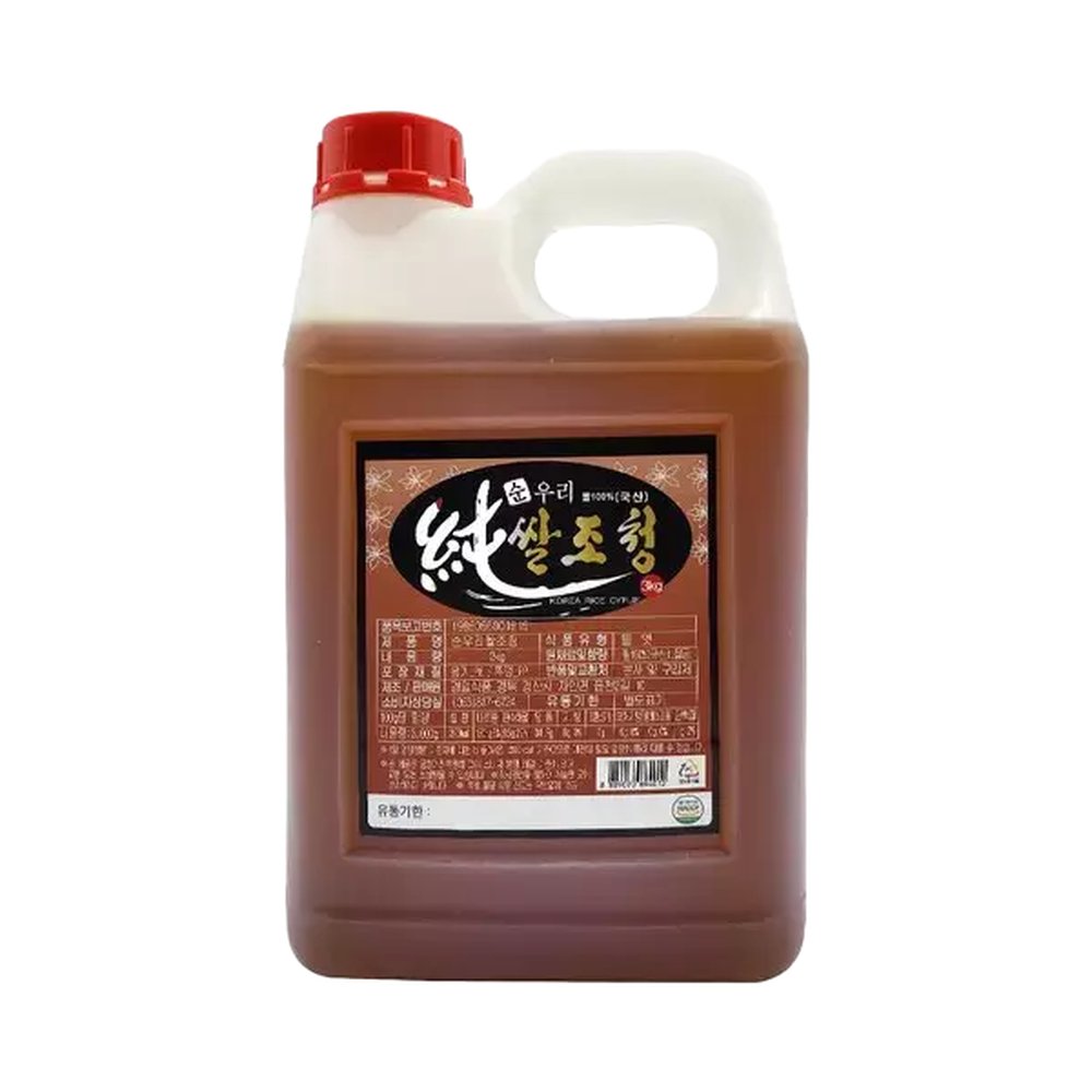 국산쌀로 만든 전통양조 우리 쌀조청(통)/3kg/국내산 34,590원