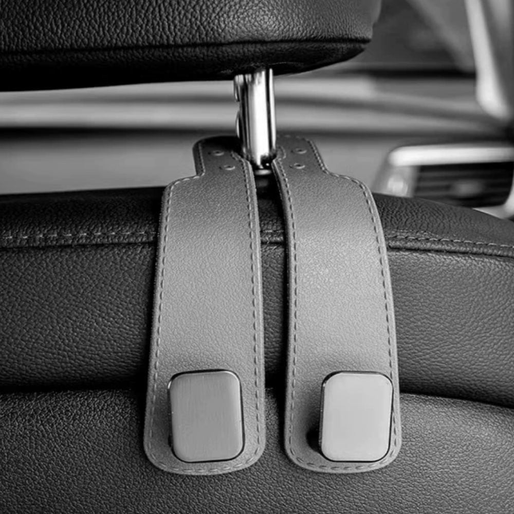 WAP 1+1 스웨이드 자동차 후크 가방 걸이 헤드레스트 거치대 뒷좌석 핸드폰 7,100원