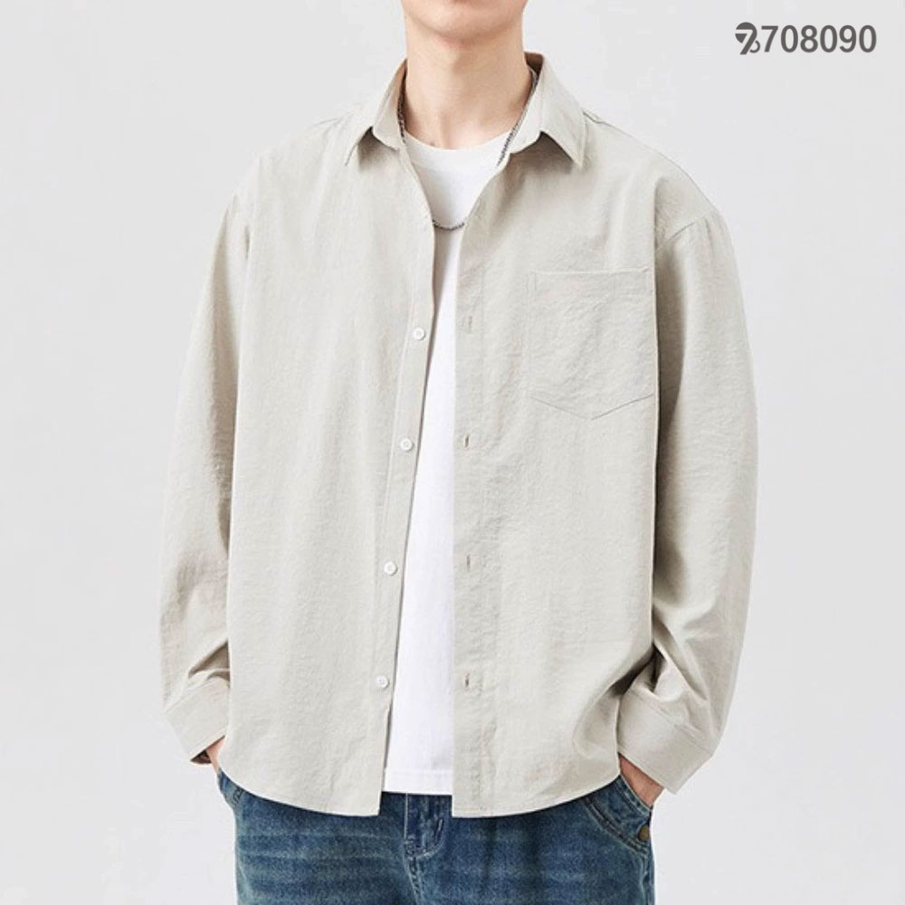 708090 남성 여름 린넨셔츠  통기성 좋은 남성 셔츠 19,800원