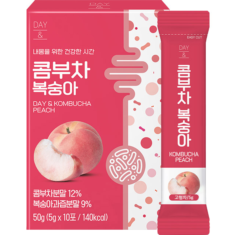 데이앤 콤부차 복숭아, 5g, 10개입, 1개 3,900원