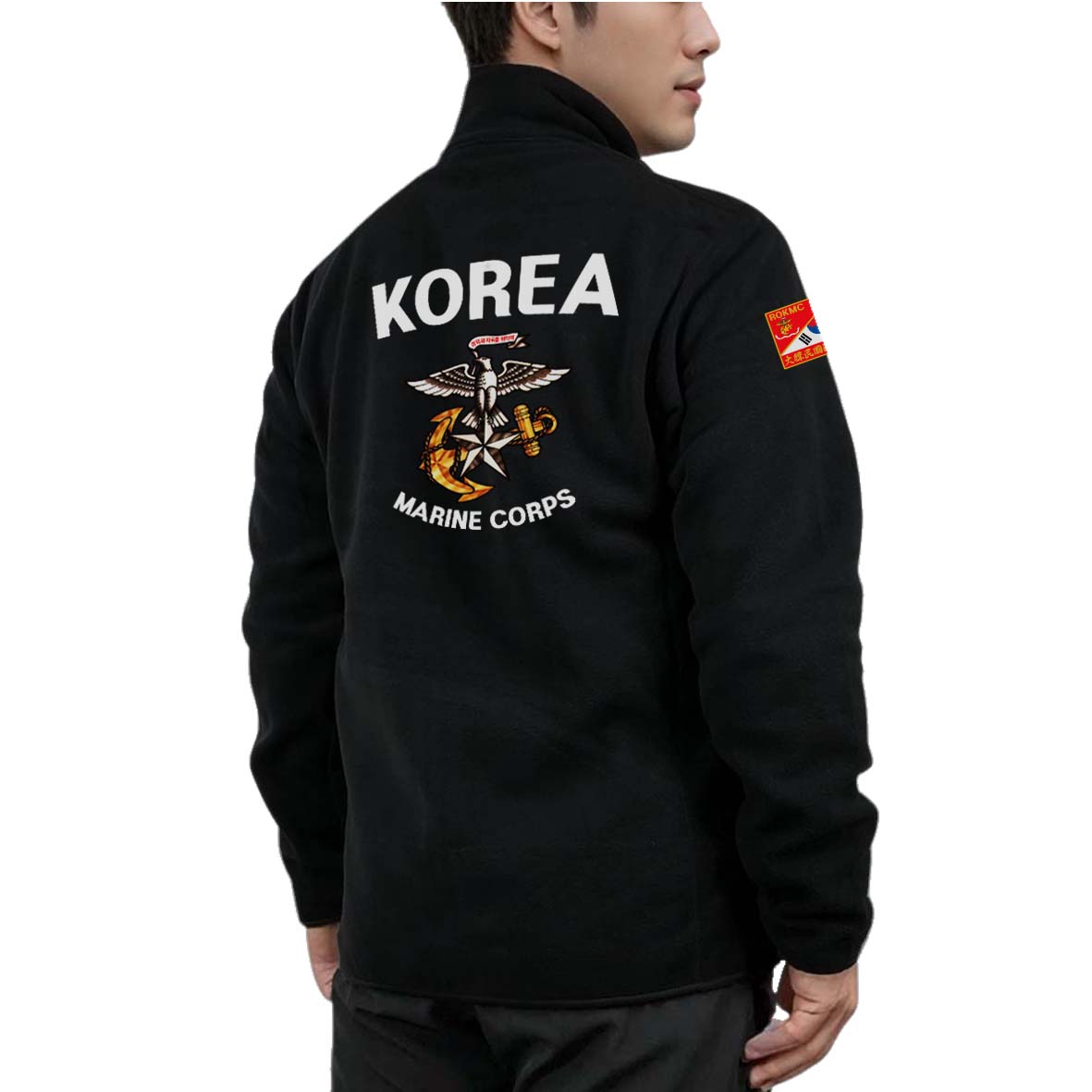 대한민국해병대 ROKMC 해병대 간절기 기모후리스 남성 플리스 자켓 VER.1 34,000원