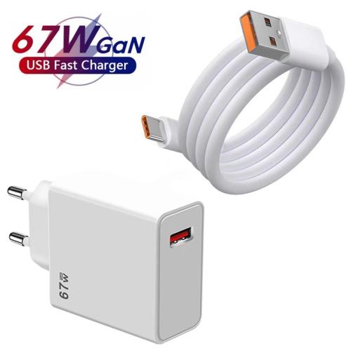 Xiaomi Original 67W USB 초고속 충전기 전원 어댑터 Mi 12 11 6A 유형 C 케이블 POCO X5 X4 Pro Redmi Note 9 10 11 충전 16,540원