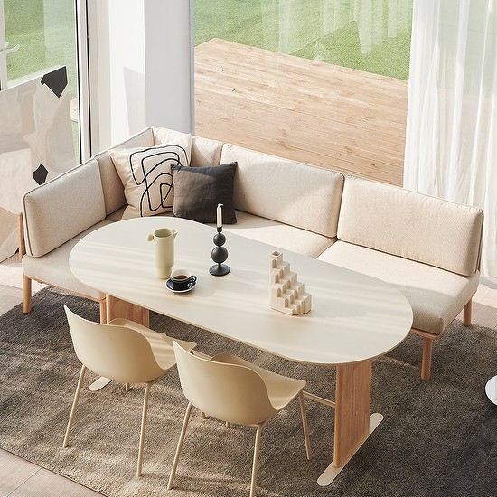 한샘 포레 컴포트 6인 라운지세트 (벤치1, 코너벤치1, PP의자2 포함) 1,308,000원