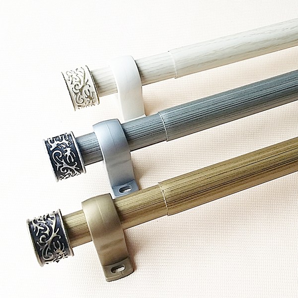 드림아트 (작은창문 커튼형) 25mm 엔틱 메탈봉 (110~450cm 18종), 엔틱실버 18,920원