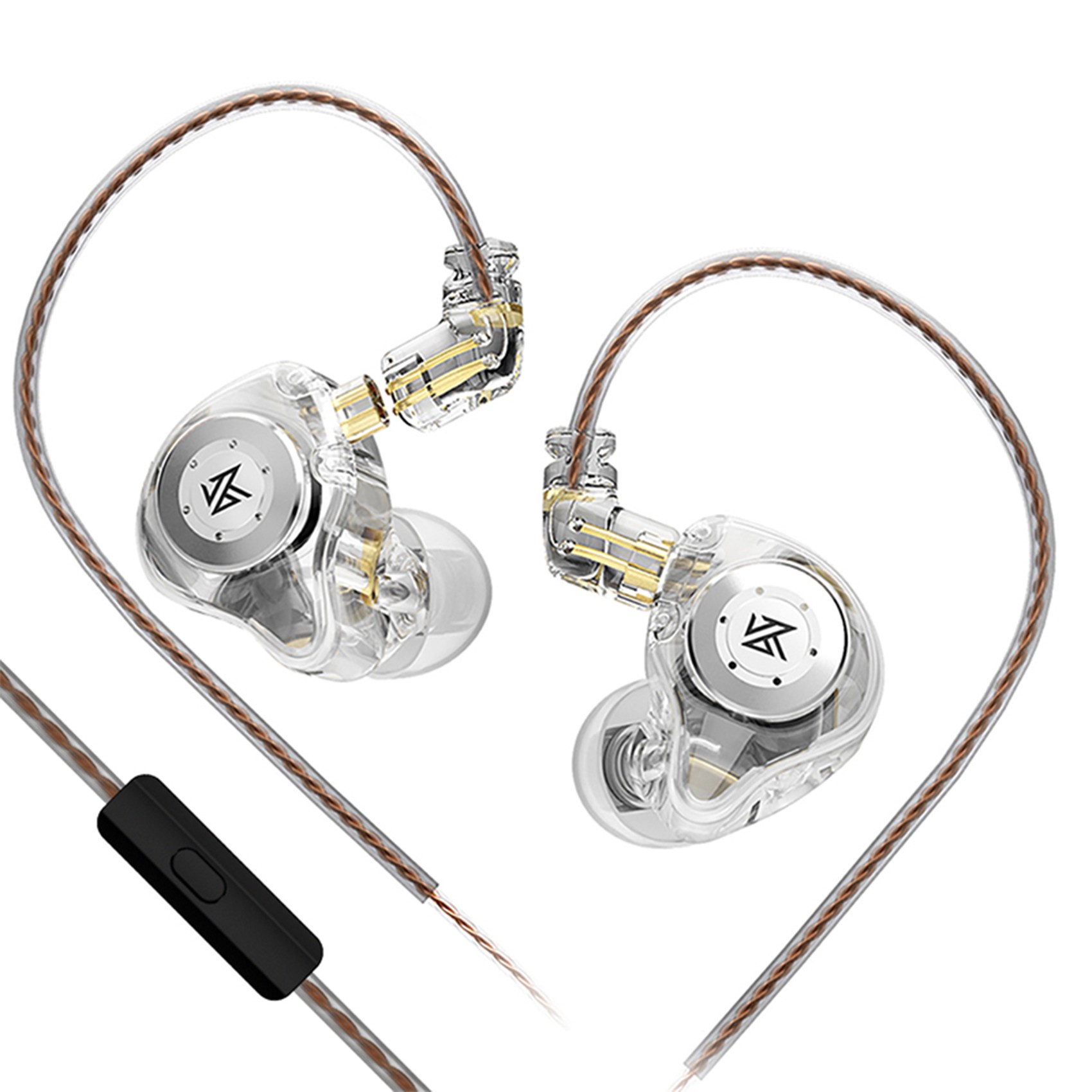 이어 모니터 헤드폰 IEM 이어폰에 1DD, 게임용 하이파이 딥 베이스 IEM, 비디오 음악 교회용 10mm 다이내믹 드라이버 분리 케이블이 장착된 유선 게이밍 이어버드에 KZ 23,500원