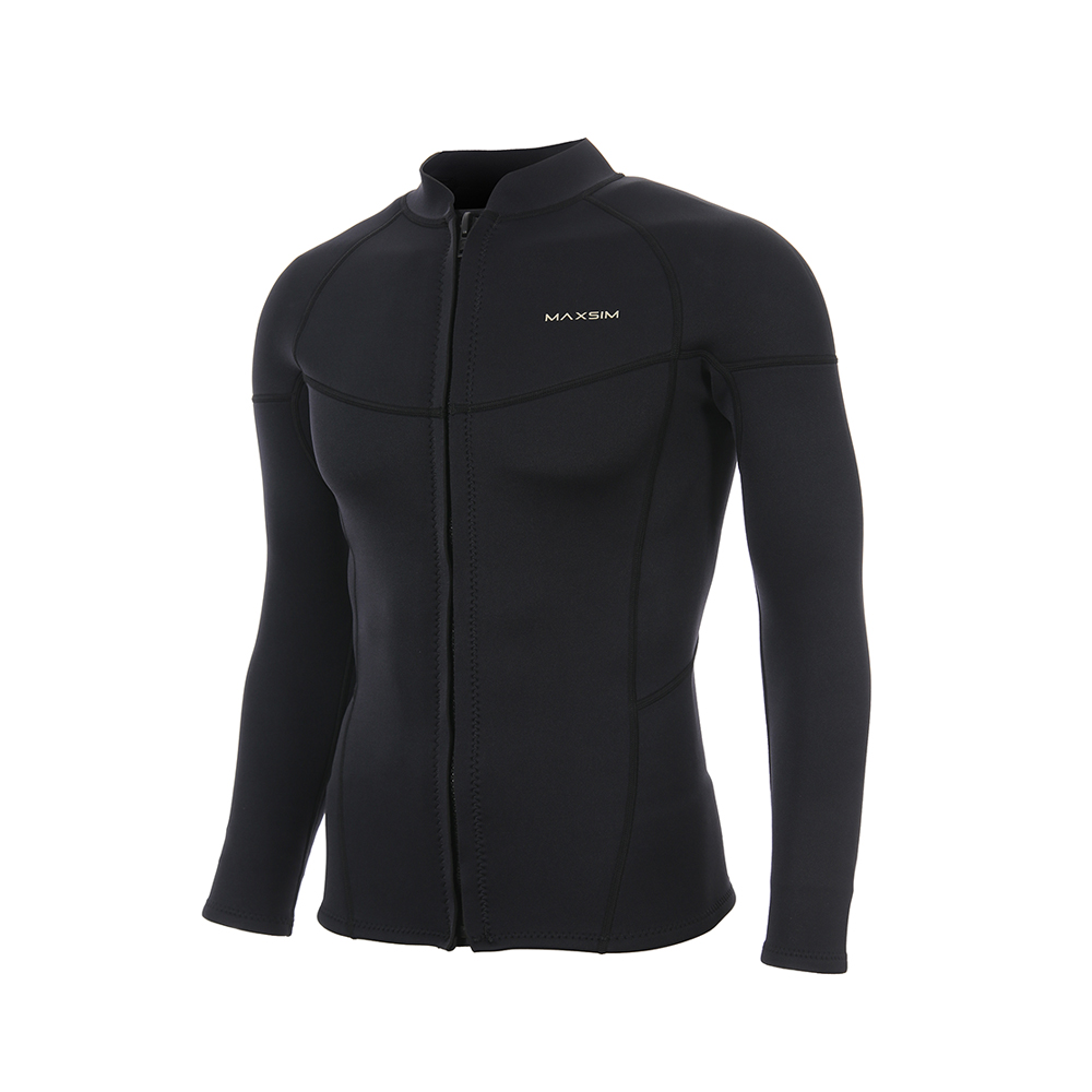 막심 남성 서핑 자켓 웻슈트 2.5mm 다이빙 잠수복, 블랙 44,000원