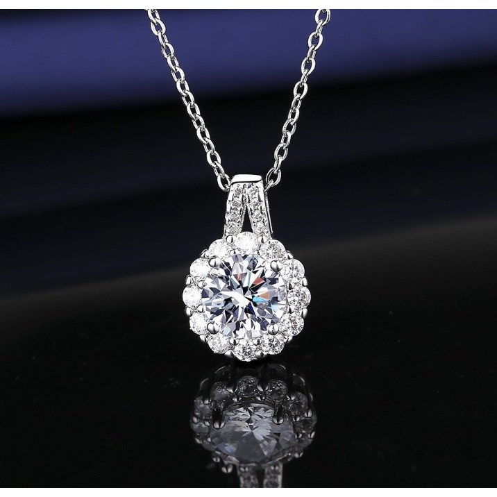 리치웨어 모이사나이트 2캐럿 목걸이 [데일리 여성용 블링 포인트] 13,000원