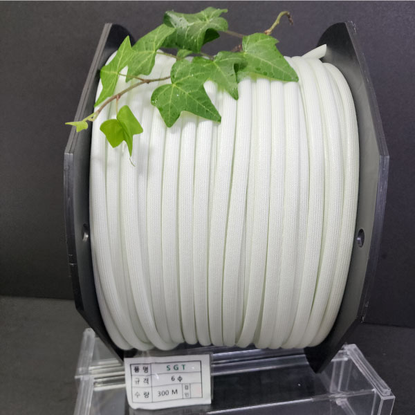 실리콘튜브 글라스튜브/SGT튜브 6mm(파이) 10M/석면튜브/난연튜브/변압기절연제 4,840원