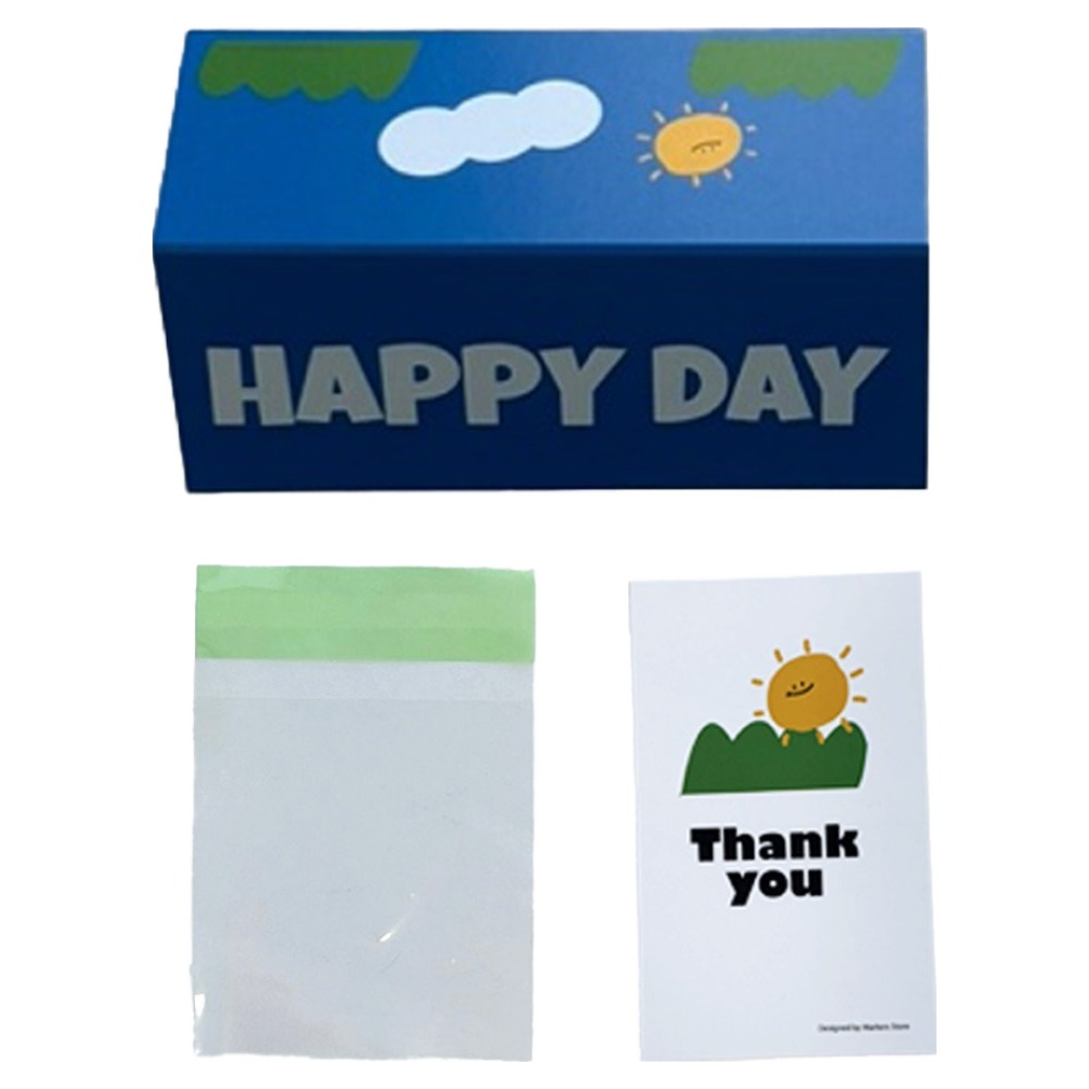 마커스스토어 알록달록 해피데이 헤더택 포장 극소, 블루, 30개 12,680원