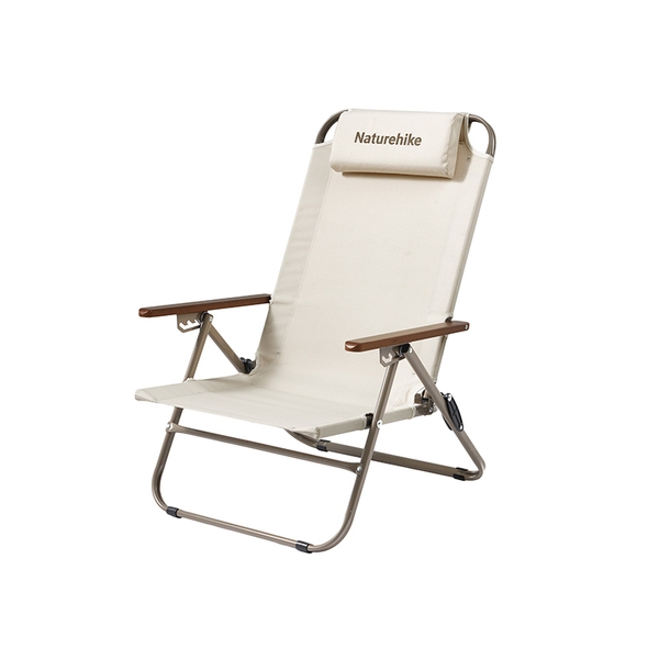 네이처하이크 T02 각도조절 리클라이너 체어 4단 하이백 우드팔걸이 접이식 캠핑의자, 오트밀 76,900원